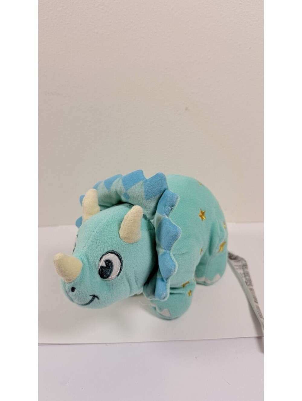 10" Aqua DISNEY'S ANIMAL KINGDOM Dinoland DINOSAUR Triceratops PLUSH ANIMAL TOY